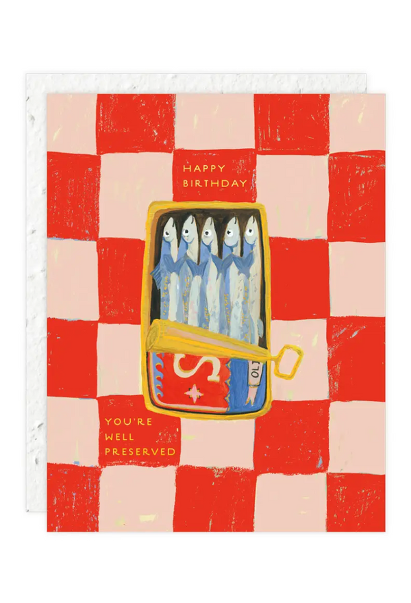 Sardines - Birthday Card