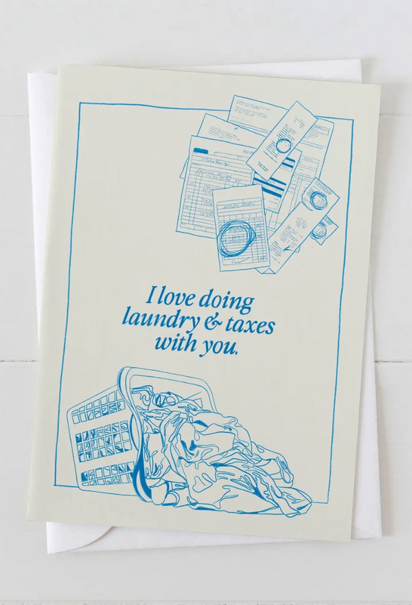 Everything Everywhere All At Once Laundry Love Card