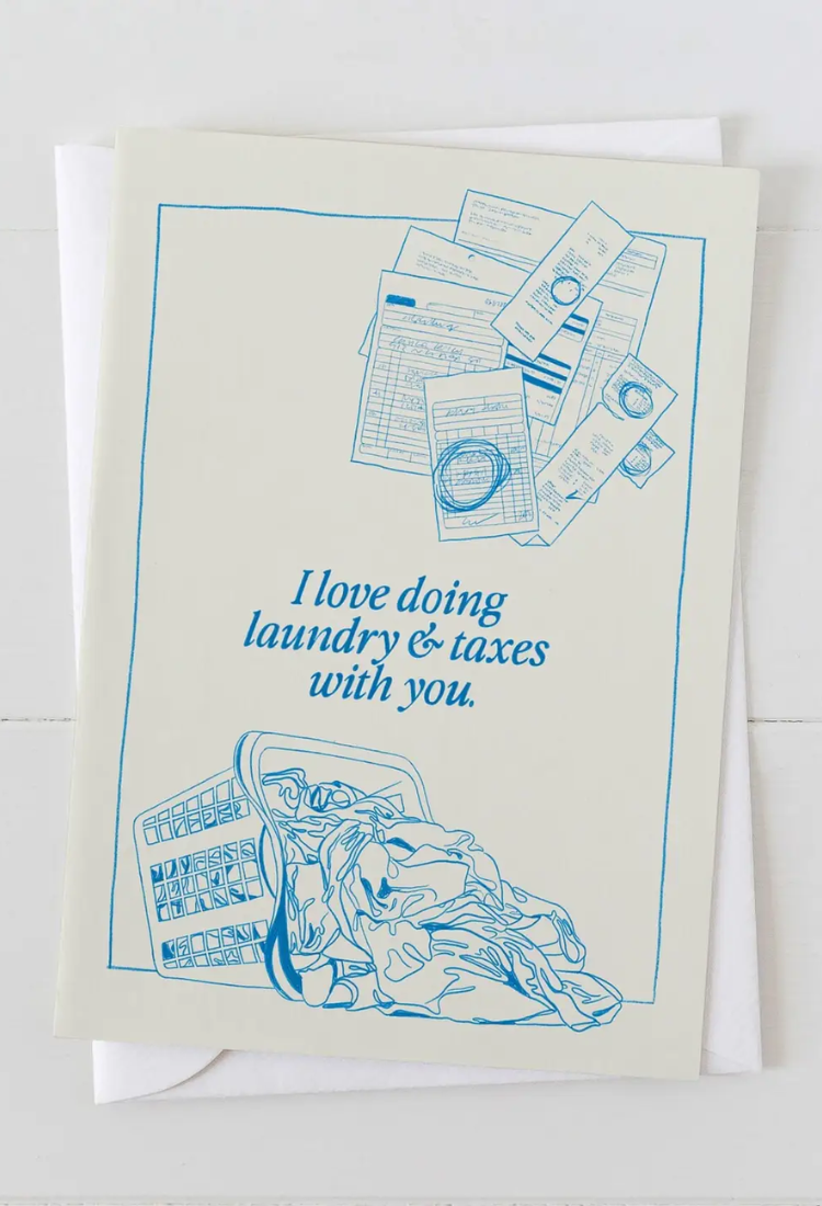Everything Everywhere All At Once Laundry Love Card