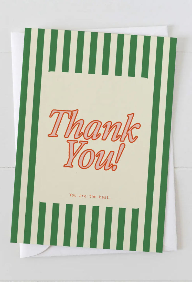 Thank You - You Are the Best Greeting Card