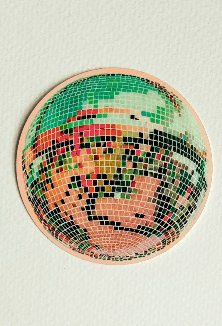 Disco Mirrorball Sticker