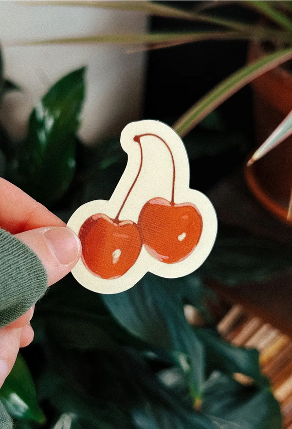 Pair of Cherries Sticker