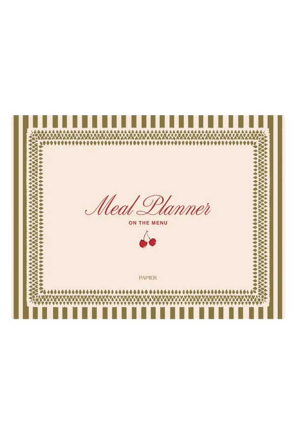 Cherry Undated Weekly Meal Planner