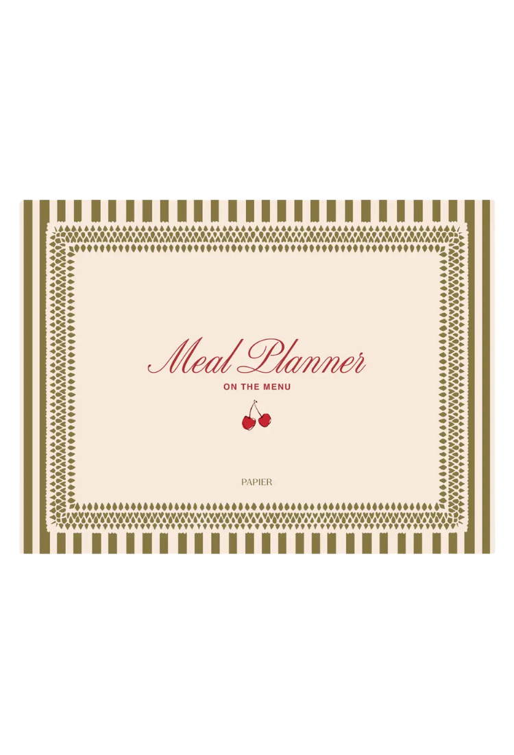 Cherry Undated Weekly Meal Planner