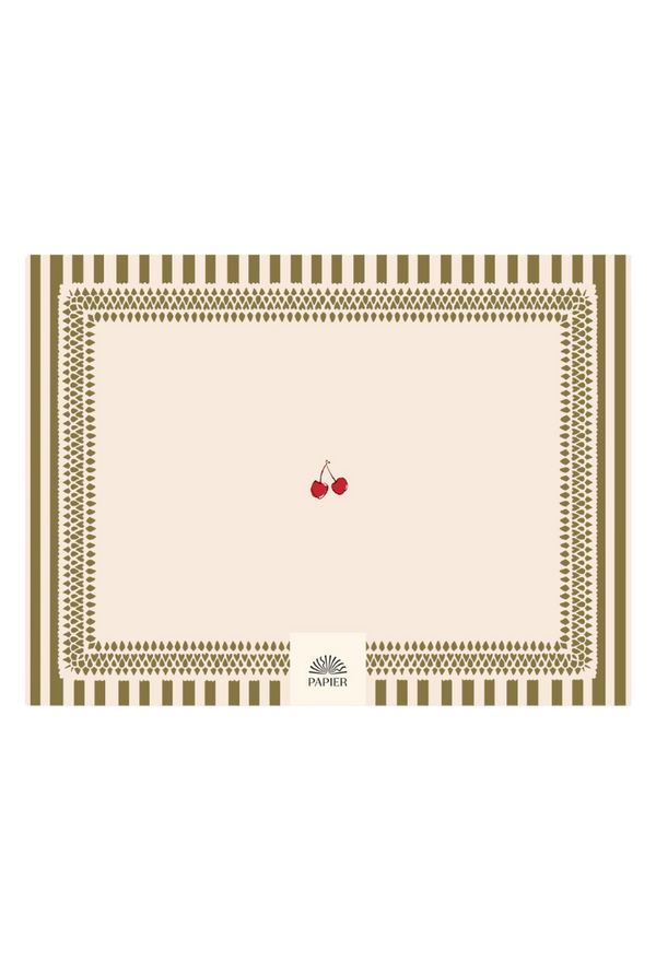 Cherry Undated Weekly Meal Planner