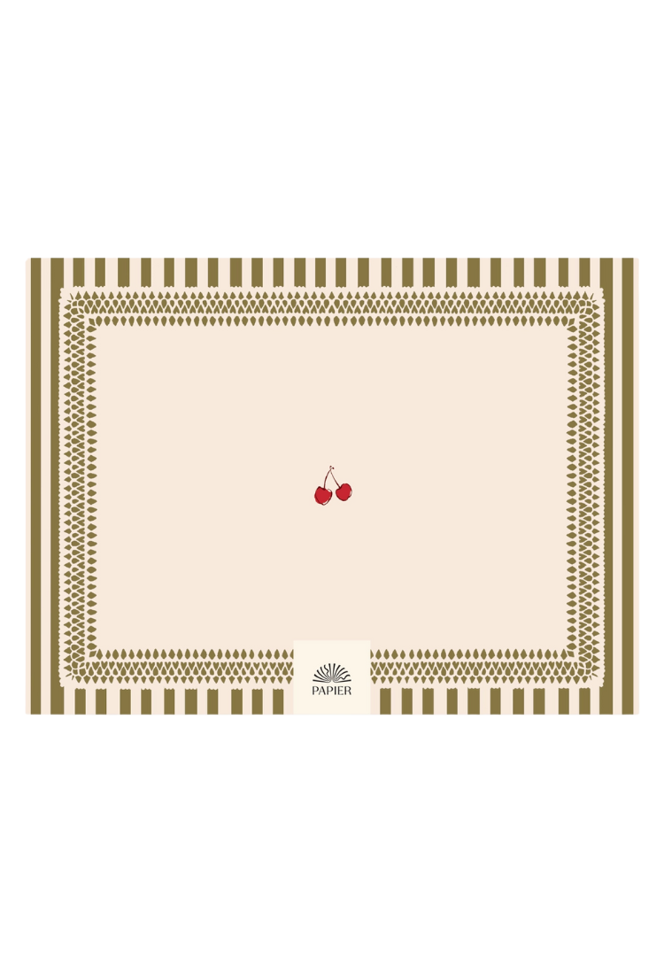 Cherry Undated Weekly Meal Planner
