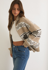 Gingerbread Sweater Jacket