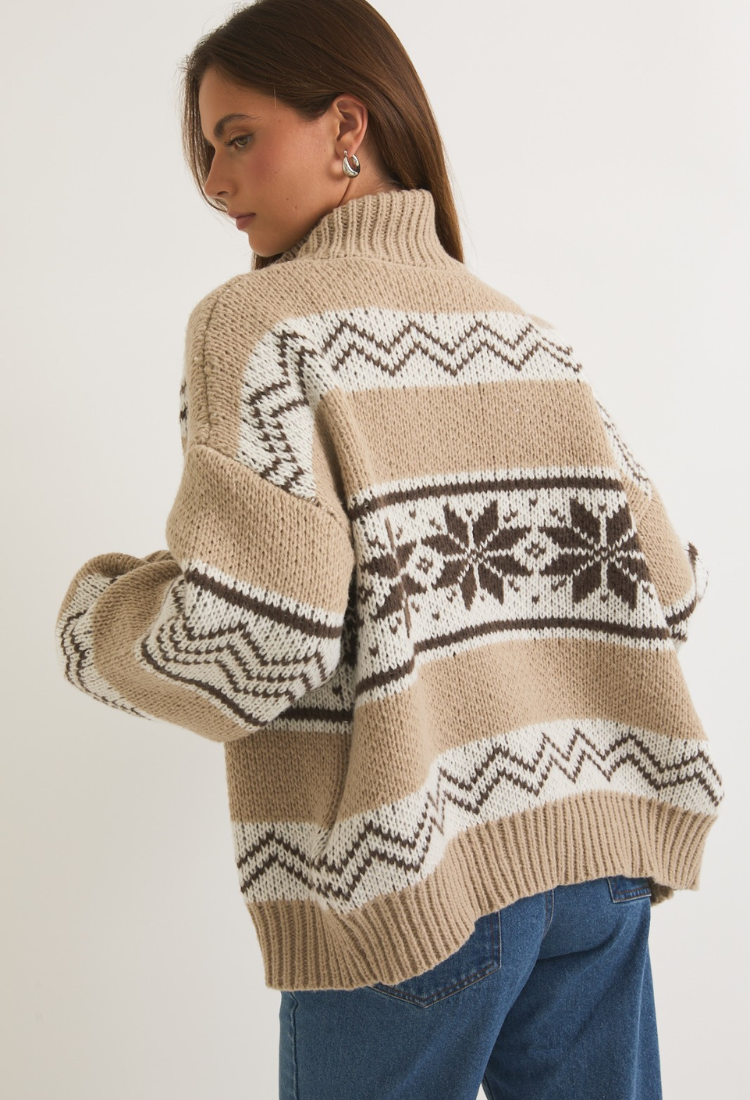 Gingerbread Sweater Jacket