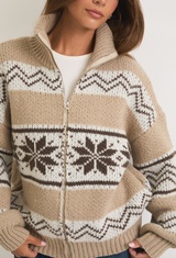 Gingerbread Sweater Jacket