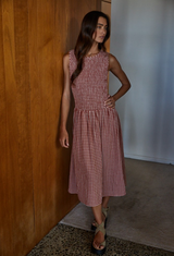 Fall Picnic Midi Dress
