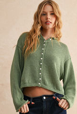 Green Tea Cardigan