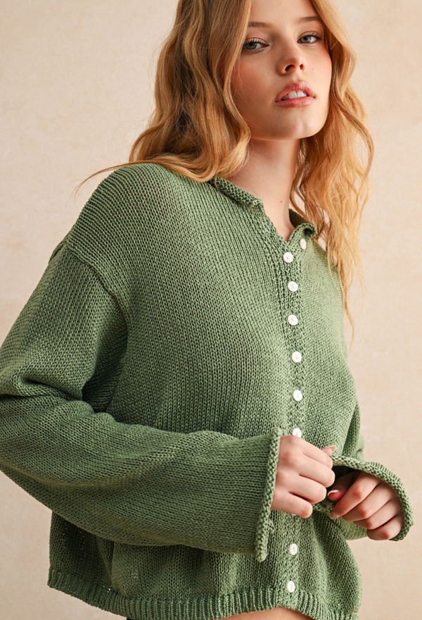 Green Tea Cardigan