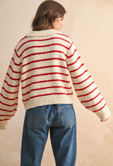 Candy Cane Knit Cardigan