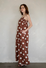 Sandy Polka Dot Maxi Dress
