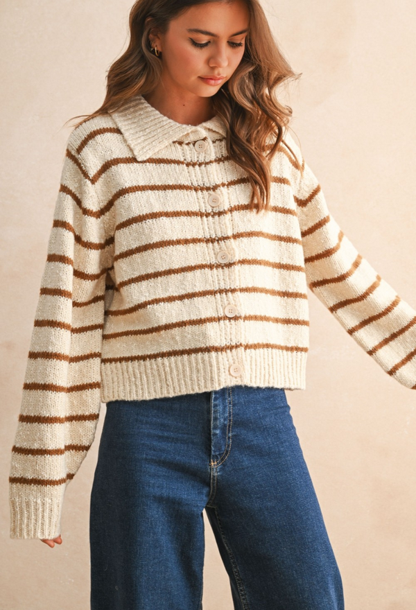Autumn Leaves Knit Cardigan