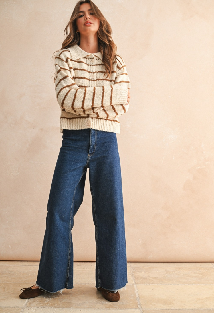 Autumn Leaves Knit Cardigan