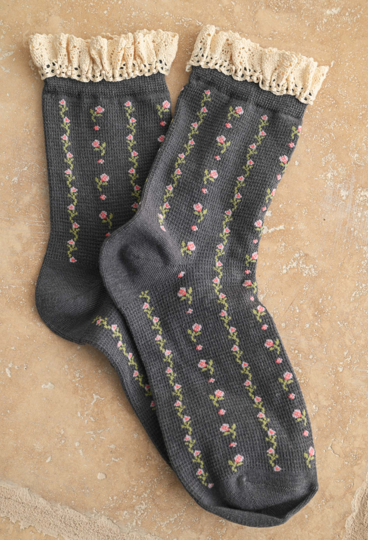 Cottage Floral Socks