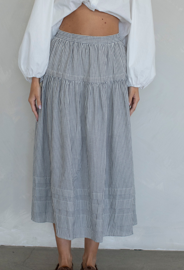Palmer Striped Skirt