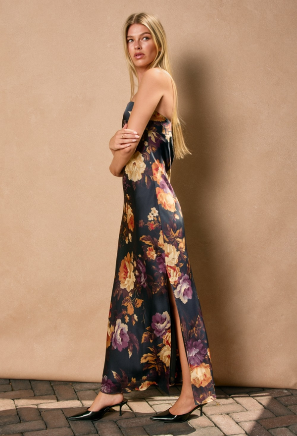 Fall Florals Maxi Dress