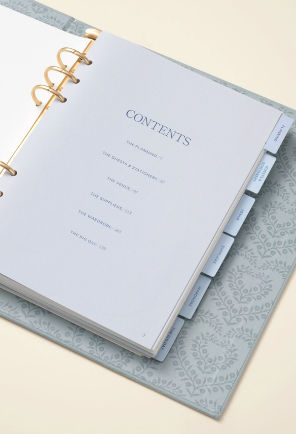 Wedding Planner Binder