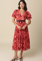 Claudia Floral Midi Dress