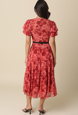 Claudia Floral Midi Dress