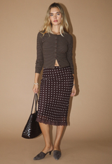 Chocolate Kiss Midi Skirt