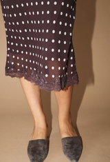 Chocolate Kiss Midi Skirt