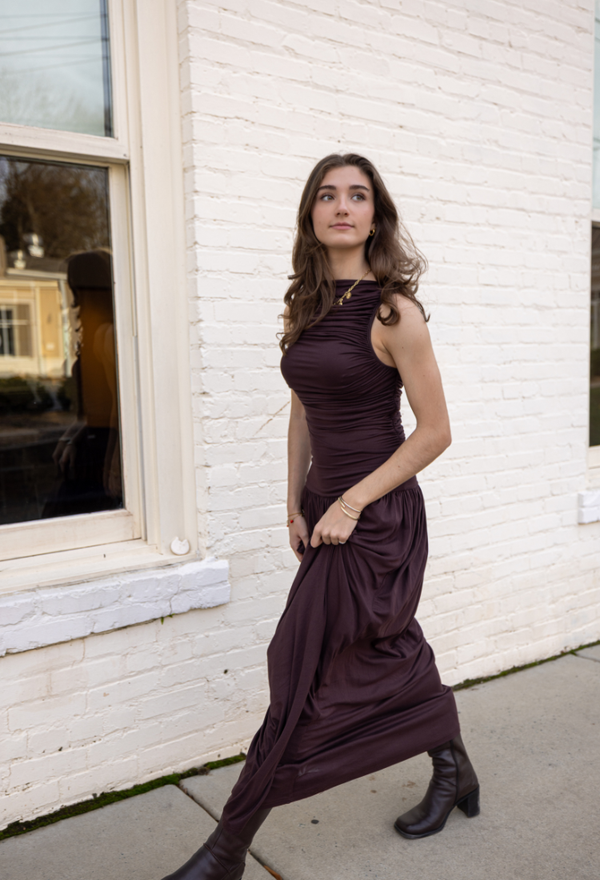 Chocolate Kiss Maxi Dress