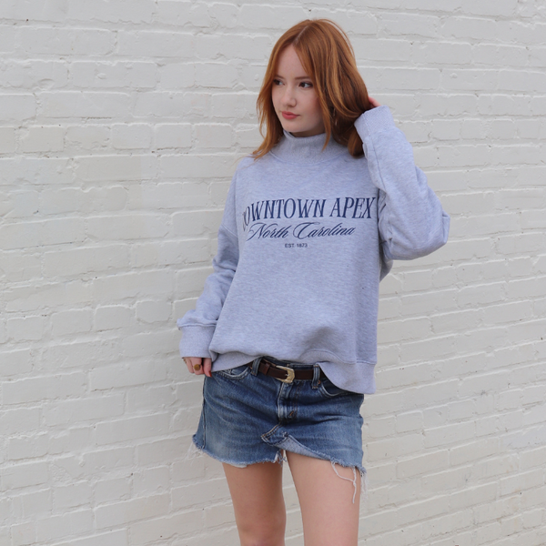 Downtown Apex Mock Neck Sweatshirt – Bella + Mauve
