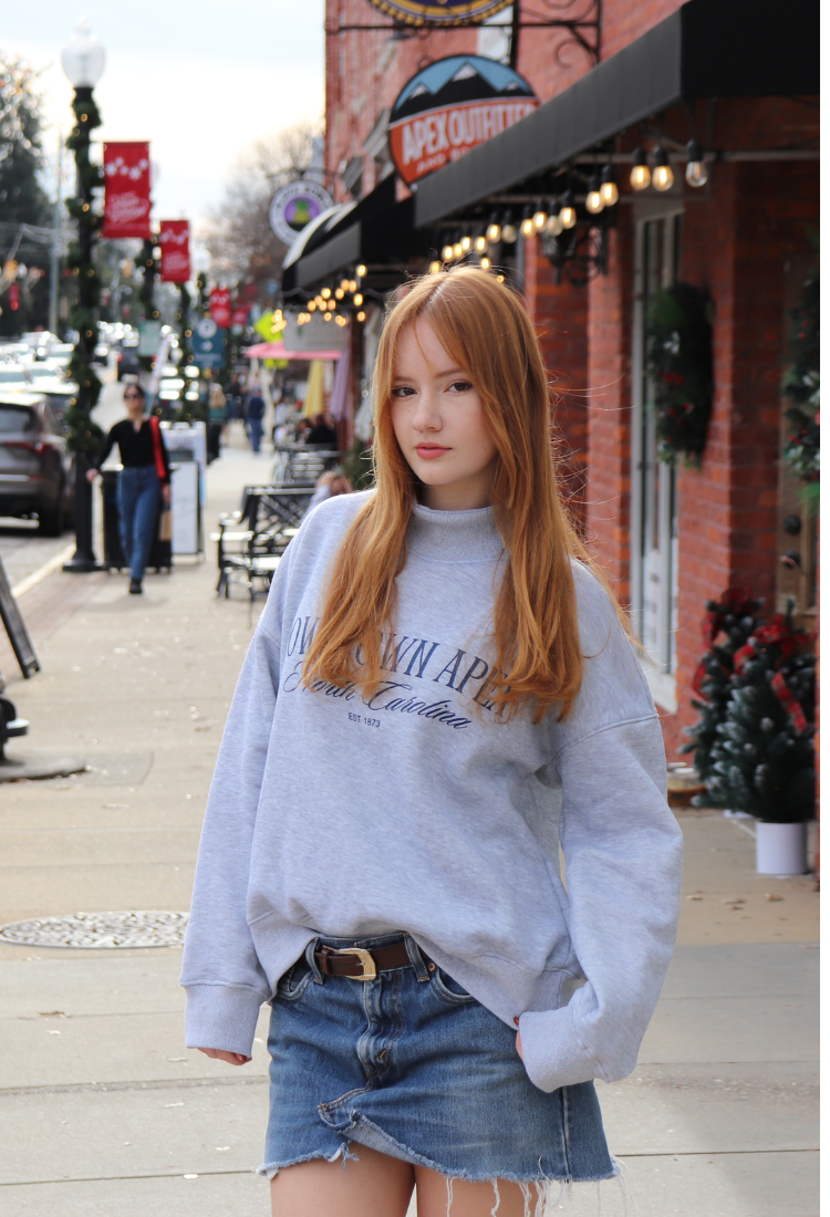 Downtown Apex Mock Neck Sweatshirt – Bella + Mauve