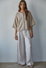 Kelsey Mocha Cardigan Top