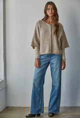 Kelsey Mocha Cardigan Top