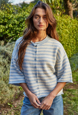 Morning Breeze Blue Top