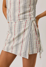 Poppy Floral Mini Skirt