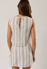 Poppy Floral Mini Skirt