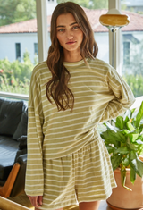 Matcha Striped Top