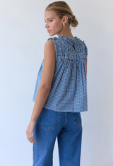 Carolina Gingham Top