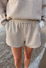 Coconut Striped Shorts