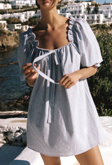 Darling Mini Dress | Laguna Stripe