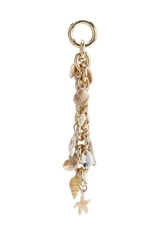 Seashell Gold Bag Charm