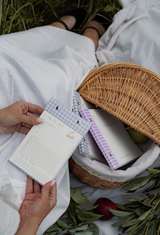 To-Do List Notepad in French Blue Gingham