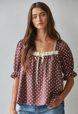 Lucy Dotted Top