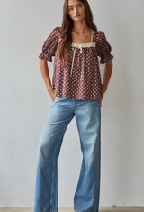 Lucy Dotted Top