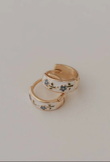 Daphne Tea Cup Hoops