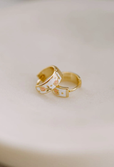 Eloise Tea Cup Hoops