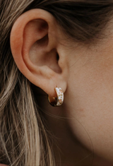 Eloise Tea Cup Hoops