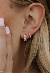 Eloise Tea Cup Hoops