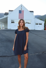 Americana Navy Dress