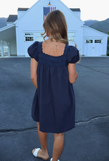 Americana Navy Dress